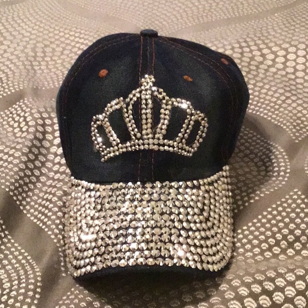 Blinged out ball cap